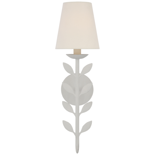 Visual Comfort Signature Collection Avery 20-Inch Wall Sconce in Plaster White by Visual Comfort Signature JN2086PW-L