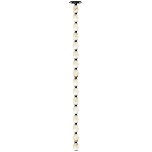Visual Comfort Modern Collection Collier 48 2700K 277V Alabaster Pendant in Bronze by VC Modern SLPD55227ALBBZR-277