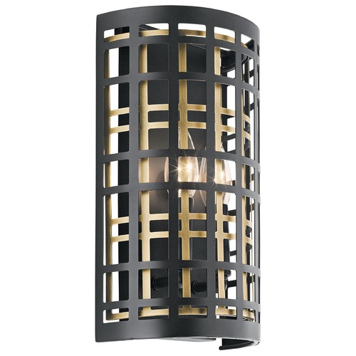 Kichler Lighting Aldergate Black Sconce by Kichler Lighting 44079BK