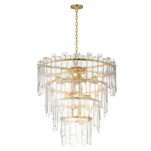 Maxim Lighting Warren 12-Light Pendant in Gold Leaf by Maxim Lighting 21837AGGL