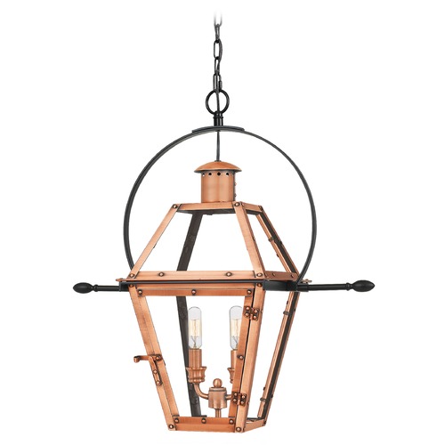 Quoizel Lighting Rue De Royal Aged Copper Outdoor Hanging Light by Quoizel Lighting RO1911AC