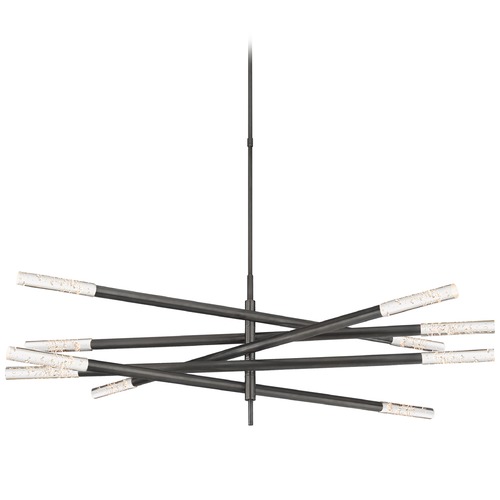 Visual Comfort Signature Collection Kelly Wearstler Rousseau Chandelier in Bronze by Visual Comfort Signature KW5587BZSG
