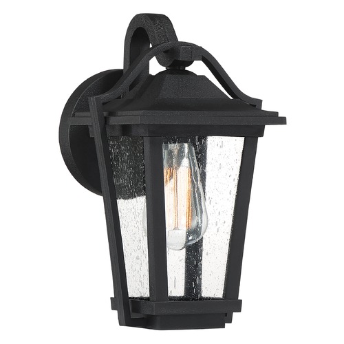 Quoizel Lighting Darius 11.50-Inch Outdoor Wall Mount in Earth Black by Quoizel Lighting DRS8407EK