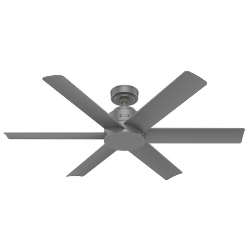 Hunter Fan Company Kennicott 52-Inch Outdoor Fan in Matte Silver by Hunter Fan Company 51179