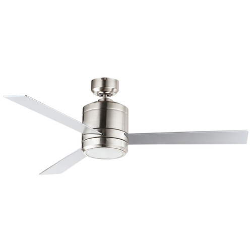 Maxim Lighting Maxim Lighting Tanker Satin Nickel LED Ceiling Fan with Light 88816SN
