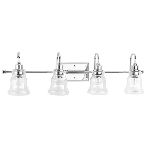 Progress Lighting Litchfield Polished Chrome 4-Light Bathroom Light by Progress Lighting P300140-015