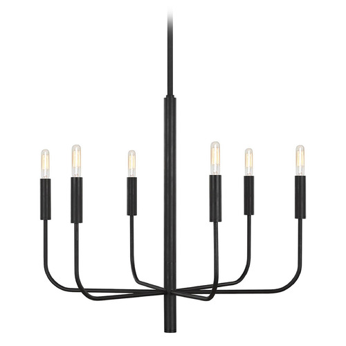 Visual Comfort Studio Collection Visual Comfort Studio Collection Ellen Degeneres Brianna Aged Iron Chandelier EC1006AI