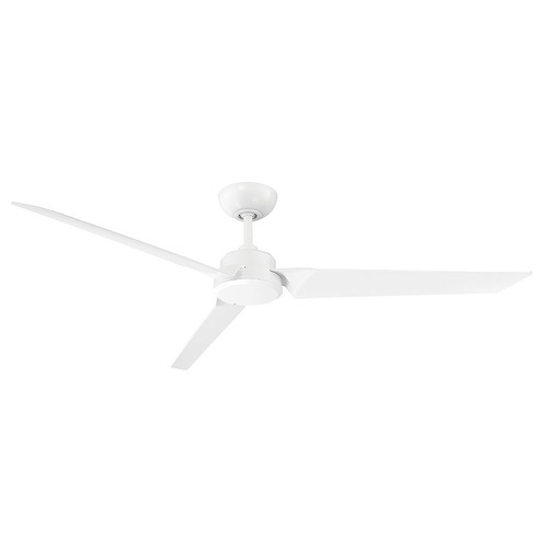 Modern Forms by WAC Lighting Roboto 62-Inch Smart Outdoor Fan in Matte White by Modern Forms FR-W1910-62-MW