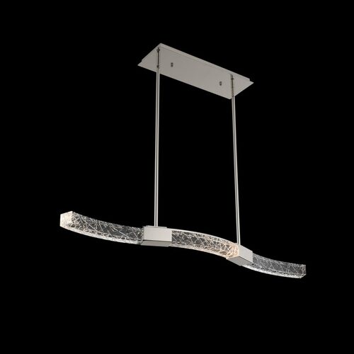 Allegri Lighting Athena 40-Inch LED Linear Pendant in Polished Nickel by Allegri 034860-046-FR001