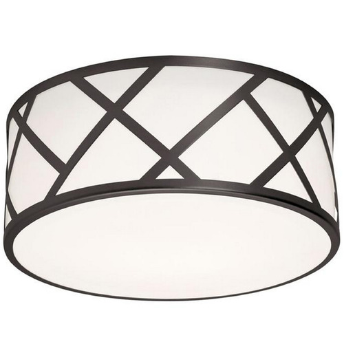 AFX Lighting Afx Lighting Haven Black Flushmount Light HVNF13MBBK