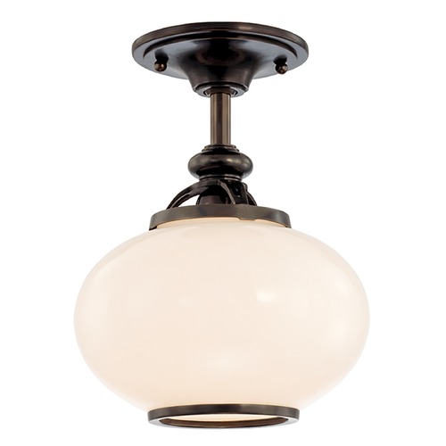 Hudson Valley Lighting Canton Semi-Flush Mount in Old Bronze by Hudson Valley Lighting 9809F-OB