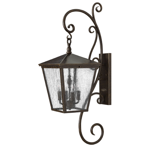 Hinkley Seeded Glass Outdoor Wall Light Bronze by Hinkley Lighting 1436RB