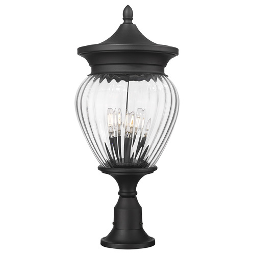 Z-Lite Z-Lite Davina Black Post Light 5016PHBR-553PM-BK