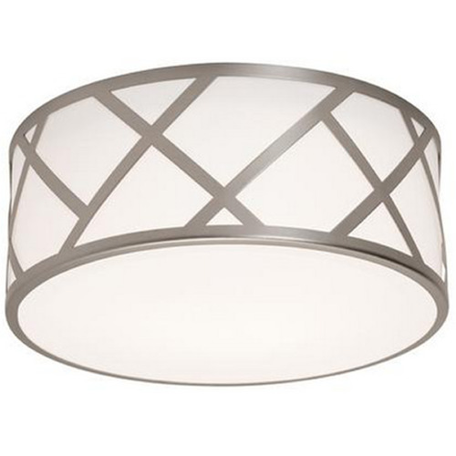 AFX Lighting Afx Lighting Haven Satin Nickel Flushmount Light HVNF13MBSN