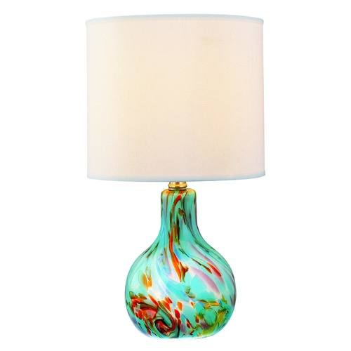 Lite Source Lighting Pepita Aqua Table Lamp by Lite Source Lighting LS-20073AQUA