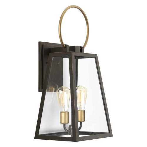 Progress Lighting Barnett Antique Bronze Large Outdoor Wall Light by Progress Lighting P560079-020
