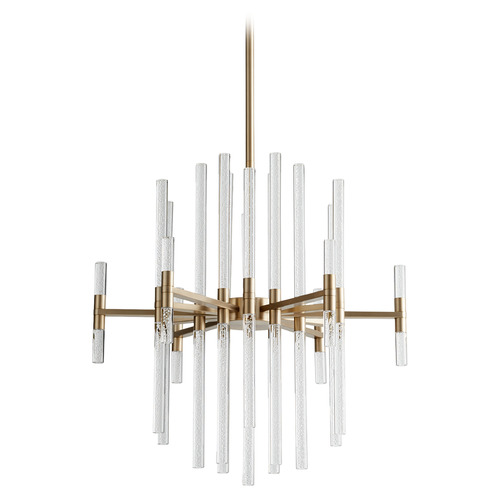 Oxygen Miro 26-Inch LED Chandelier in Aged Brass by Oxygen Lighting 3-605-40