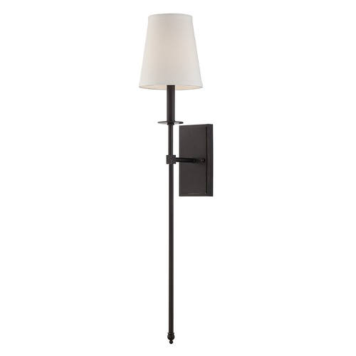 Savoy House Monroe 33.50-Inch Wall Sconce in Classic Bronze by Savoy House 9-7144-1-44