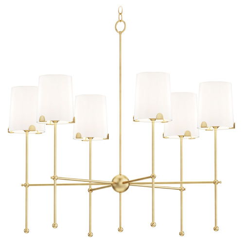 Maxim Lighting Maxim Lighting Huntington Satin Brass Chandelier 32366WTSBR