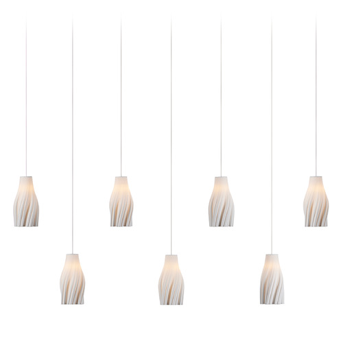 Currey and Company Lighting Currey and Company Posh Silver Multi-Light Pendant 9000-1277