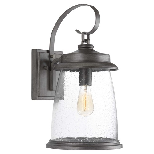 Progress Lighting Conover Antique Pewter Large Outdoor Wall Light by Progress Lighting P560085-103