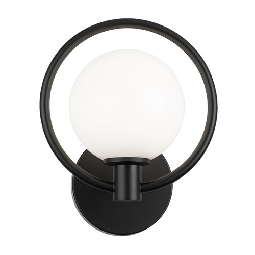 Matteo Lighting Aerial Black Sconce by Matteo Lighting W71301BKOP