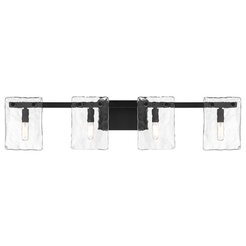 Savoy House Savoy House Lighting Genry Matte Black Bathroom Light 8-8204-4-BK