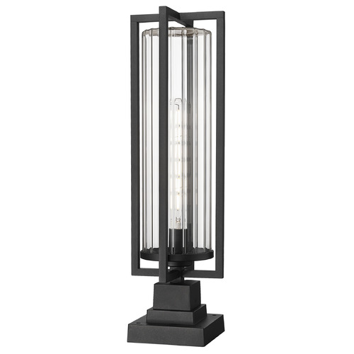 Z-Lite Z-Lite Aura Black Post Light 5013PHBS-SQPM-BK