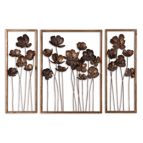 Uttermost Lighting Modern Wall Art in Antique Gold Leaf by Uttermost Lighting 12785
