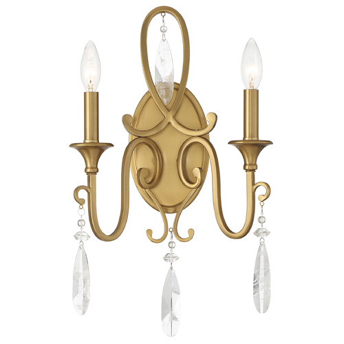 Savoy House Savoy House Lighting Fairchild Warm Brass Sconce 9-2704-2-322