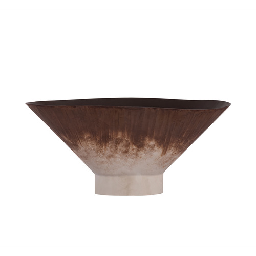 Elk Lighting Elk Lighting Adler Rust & Off White Bowl H0807-11002
