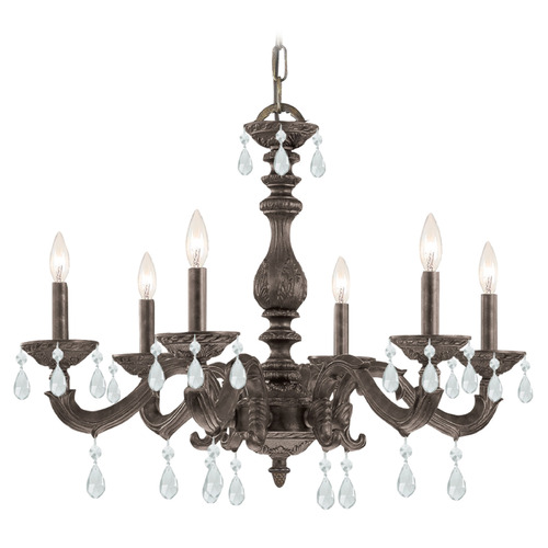 Crystorama Lighting Crystorama Lighting Paris Market Venetian Bronze Crystal Chandelier 5036-VB-CL-MWP