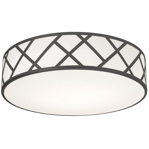 AFX Lighting Afx Lighting Haven Black Flushmount Light HVNF17MBBK