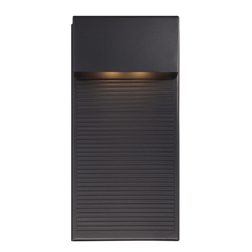 Modern Forms by WAC Lighting Hiline 12-Inch LED Outdoor Wall Light in Black by Modern Forms WS-W2312-BK