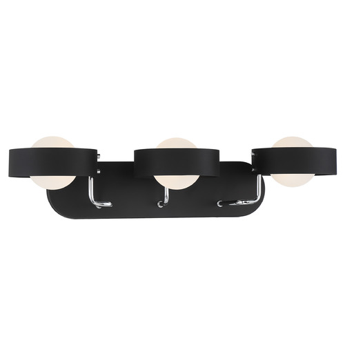 George Kovacs Lighting Lift Off 25.50-Inch Bath Light in Sand Coal & Nickel by George Kovacs P1563-729
