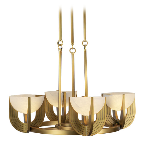 Alora Lighting Alora Lighting Colette Vintage Brass LED Chandelier CH362423VBAR-UNV