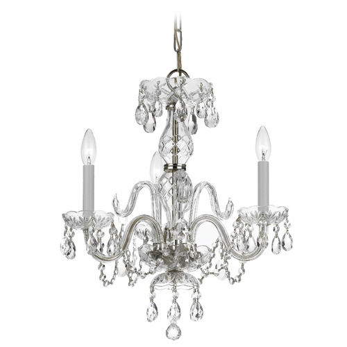 Crystorama Lighting Crystorama Lighting Traditional Crystal Polished Chrome Crystal Chandelier 5044-CH-CL-I