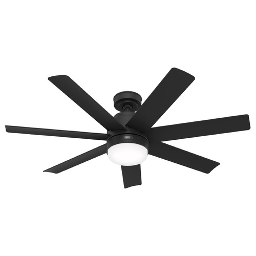 Hunter Fan Company Hunter Fan Company Brazos Matte Black LED Ceiling Fan with Light 51535