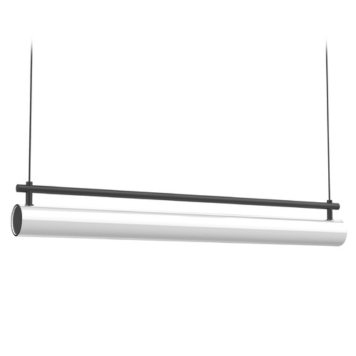 Kuzco Lighting Kuzco Lighting Gramercy Black LED Pendant Light with Cylindrical Shade LP70130-BK-UNV