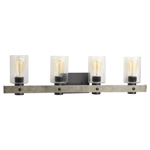 Progress Lighting Gulliver Graphite 4-Light Bathroom Light by Progress Lighting P300126-143