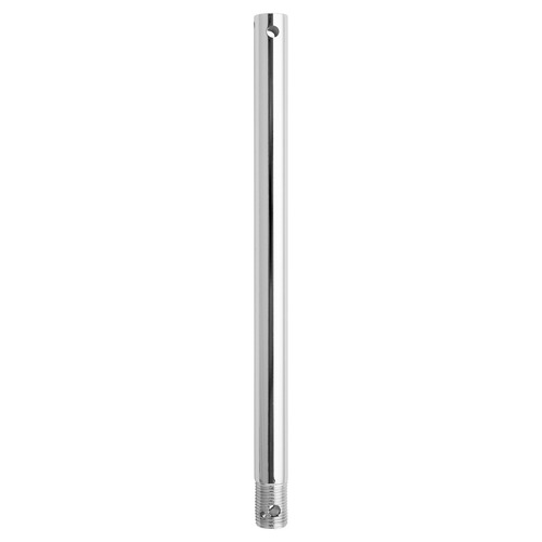 Oxygen 12-Inch Dry Fan Downrod in Polished Nickel by Oxygen Lighting 3-6-1220