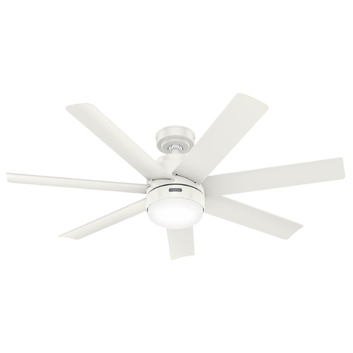 Hunter Fan Company Hunter Fan Company Brazos Fresh White LED Ceiling Fan with Light 52375