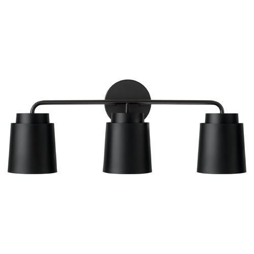 Capital Lighting Capital Lighting Pratt Matte Black Bathroom Light AA1036MB