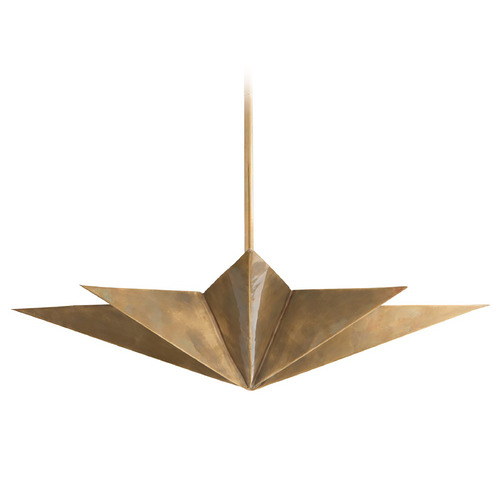 Arteriors Home Lighting Rex Eight-Point Star Pendant in Antique Brass by Arteriors Home 46821