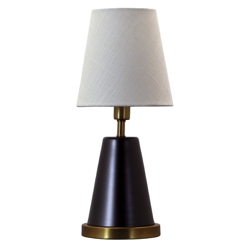 House of Troy Lighting Geo Mahogany Bronze & Weathered Brass Accent Lamp by House of Troy Lighting GEO411