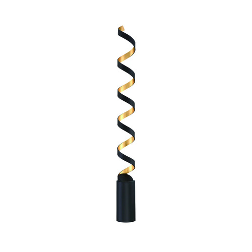 Arnsberg Spiral LED Floor Lamp in Black & Gold by Arnsberg 429910502