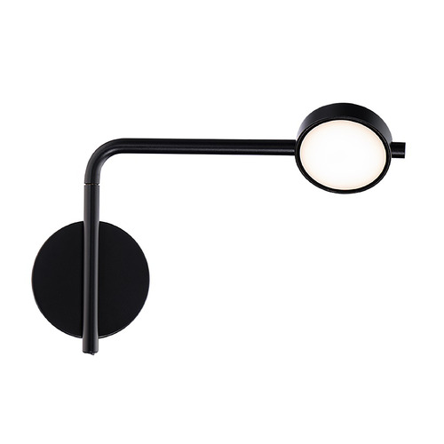WAC Lighting Elbo 14-Inch 2700K Swing Arm Wall Light in Black by WAC Lighting BL-73314-27-BK