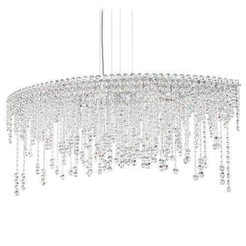 Schonbek Lighting Schonbek Worldwide Lighting Chantant Polished Stainless Steel Island Light CH4811N-401O