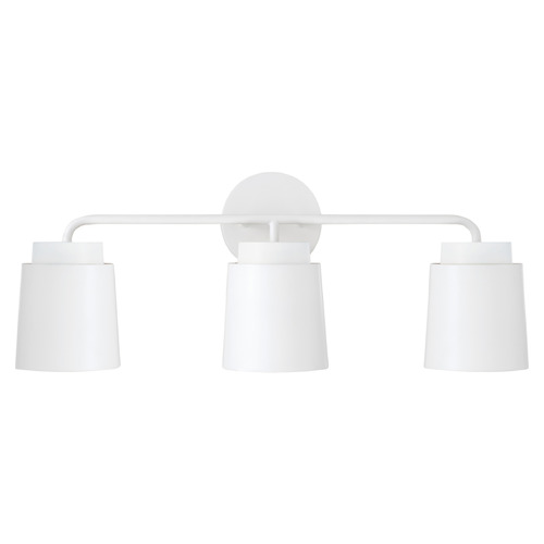 Capital Lighting Capital Lighting Pratt Matte White Bathroom Light AA1036WE