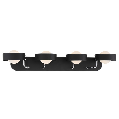 George Kovacs Lighting Lift Off 35-Inch Bath Light in Sand Coal & Nickel by George Kovacs P1564-729
